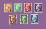 MONACO TIMBRE N° 344 A 350 OBLITERE PRINCE RAINIER III - Used Stamps