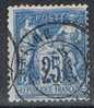 Sello 25 Cts, Tipo Sage, Yvert Num 79.  Fechador  Briare  º - 1876-1878 Sage (Type I)