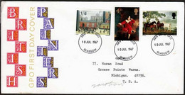 GREAT BRITAIN..1967..Michel # 466-468...FDC. - 1952-1971 Pre-Decimale Uitgaves