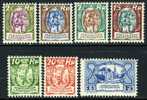 Liechtenstein #74-80 Mint Hinged Set From 1924-28 - Unused Stamps