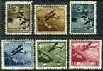 Liechtenstein C1-6 Mint Hinged Airmail Set From 1930 - Air Post