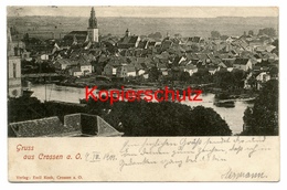Gruss Aus Crossen A.O. 1901 - Nach Buchholz Bei Drossen - Neumark