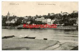 Crossen A.O. 1908, Oderpartie Mit Vorstadt Berg - Nach Schmöllen Bei Züllichau - Neumark