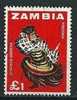 Sambia  1964  Pictorials - High Value (1 GBP)  Mi-Nr.14  Gestempelt / Used - Zambie (1965-...)