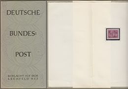Bund: Minister Card - Ministerkarte Typ I, Mi-Nr. 216: " Schlacht Auf Dem Lechfeld ",  Postfrisch, Rarität !!       X - Covers & Documents