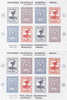 Jew Judaika Blocks 2X Numerote,imperf. + Perforated MNH 2000 Romania. - Vignettes De Fantaisie