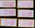 ATM Frama (labels)   E-stamps , (    Beijing , B Series , 6 Pcs ) - Automaatzegels [ATM]