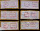 ATM Frama (labels)   E-stamps , (    Beijing , B Series , 6 Pcs ) - Viñetas De Franqueo [ATM]