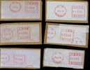 ATM Frama (labels)   E-stamps , (    Beijing , C Series , 6 Pcs ) - Automaatzegels [ATM]