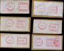 ATM Frama (labels)   E-stamps , (    Beijing , C Series , 6 Pcs ) - Machine Labels [ATM]