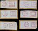 ATM Frama (labels)   E-stamps , (    Beijing   ,   H  Series , 6 Pcs ) - Automaatzegels [ATM]