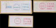 ATM Frama (labels)   E-stamps , (    Beijing   ,   HB HI HJ  Series , 3 Pcs ) - Automaatzegels [ATM]