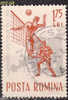 ROMANIA, 1963, European Volleyball Championships, 2 Men Players, Used - Volley-Ball