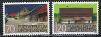 Liechtenstein 2002, N°1234-35 - Edifices Anciens Et Protection Des Sites  (**) - Unused Stamps