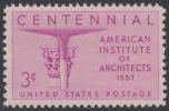 !a! USA Sc# 1089 MNH SINGLE (a1) - Architects Institue - Ongebruikt