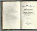 ANNO 1829-REF 27- JOMINI - VITA POLITICA MILITAR DI NAPOLEONE - 4 LIBRI - TIP. VIGNOZZI - LIVORNO - Old Books