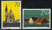 Liechtenstein 2003, N°1255-56 - Edifices Anciens Et Protection Des Sites  (**) - Unused Stamps