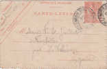 FRANCE  Entier Postal   CL1 N° 117          Daté De 1904 - Cartoline-lettere