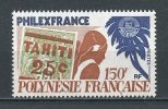 POLYNESIE 1982 N° 180 ** Neuf = MNH Superbe Cote 5.50 € Philexfrance Timbres Sur Timbres Tahiti - Ongebruikt