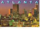 ETATS UNIS ATLANTA's Beautiful Night Skyline Cp Couleur - Atlanta