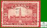 Canada # 143 Scott - Unitrade - O - 3 Cents - Parliament Building / Édifice Du Parlement - Used Stamps