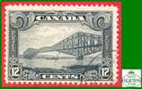 Canada # 156 Scott - Unitrade - O - 12 Cents - Quebec Bridge / Pont De Québec - Used Stamps