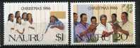 NAURU 1986 Christmas Cpl Set Of 2 Yvert Cat N°327/28  Absolutely  Perfect MNH ** - Nauru