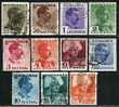 ● ROMANIA 1935 - CARLO II - N.  486 / 96  Usati , Serie Completa - Cat. ? € - Lotto N. 1450 - Used Stamps