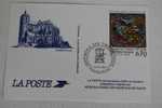 ENTIER POSTAL  CARTE POSTALE DOCUMENT OFFERT >RESERVATAIRES B.P. IMPRIMERIE TIMBRE PERIGUEUX>CATHEDRALE DU MANS  1994 - Sonderganzsachen