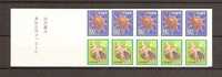 JAPAN NIPPON JAPON NEW ANIMAL, PLANT & NATIONAL TREASURE SERIES BOOKLET 1988 / MNH / 1777 (4D+1E) + 1776 (4D+1E) - Unused Stamps