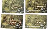 KAZAKHSTAN -  REMOTE (TUMAR) - LOT OF 4 WITH DIFFERENT EXPIRY  - USED°  -  RIF. 1533 - Kazajstán