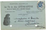 CHATELET   - Carte Pré Imprimée - Les Fils De Jules Lefèvre-Lefèvre  1932 -  (b59) - Châtelet