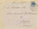 Carta Barcelona 1923 A Palafolls (Barcelona). 25 Cts Alfonso XIII - Lettres & Documents