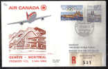 VER866 - CANADA , AIR CANADA First Flight  Geneve Montreal 2/5/1984. - Eerste Vluchten