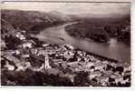 07 SERRIERES (Ardèche) Vue Générale Aérienne - Eglise , Ligne De Chemin De Fer , L'Ain- CPSM Cim - Serrières