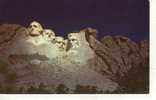 ETATS UNIS Mont Rushmore National Memorial BLACK HILLS Cp Couleur - Mount Rushmore