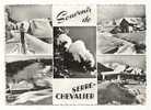 Serre-Chevalier (05) : 5 Vues Dont Le Magasin "Serre-Chevalier Sport" à Chantemerle Env 1965 (animée). - Serre Chevalier