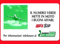 Nuova - MNH - ITALIA - Scheda Telefonica - SIP - Numero Verde - Aereo - Golden 345 - Public Practical Advertising