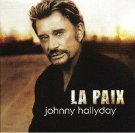 CDS  Johnny Hallyday / Zazie  "  La Paix  "  Promo - Ediciones De Colección