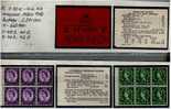Grossbritannien - März 1958, Markenheftchen Mi. Nr. 0-50 III - Postzegelboekjes