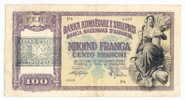 ALBANIA:  100 Franga ND(1945) VF  *P14  * WWII - RARE BANKNOTE ! - Albanien