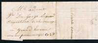 Belgique Precurseur 1839 Lettre Datee De M Ons Avec Manuscrit "avec 1 Panier Marqué GVD" + "Deboursé 60 Centimes" - Other & Unclassified