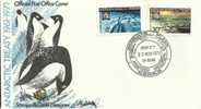 AUSTRALIA  FDC 10TH ANN. OF ANTARCTIC TREATY 2 STAMPS DATED 23-11-1971 MACQUARIE ISLAND CTO SG? READ DESCRIPTION !! - Covers & Documents