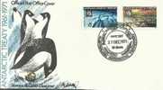 AUSTRALIA  FDC 10TH ANN. OF ANTARCTIC TREATY 2 STAMPS DATED 27-12-1971 MOWNSON CTO SG? READ DESCRIPTION !! - Briefe U. Dokumente