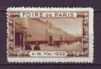 FRANCE. TIMBRE. VIGNETTE. VIGNETTES. FOIRE DE PARIS.1032. - Sonstige & Ohne Zuordnung