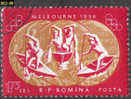 ROMANIA, 1961, Romania’s Gold Medals In 1956, 1960, Three Medals For Canoeing, Olympic Games, Used - Sommer 1956: Melbourne