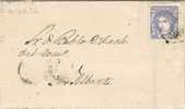 Carta Entera MINAYA (Albacete) 1872. Fechador Ambulante Poco Legible - Covers & Documents