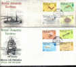 VER905 - B. ANTARTIC T. 1984 ,  La Serie 128/143 Su FDC - FDC