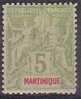 £5 -  MARTINIQUE -   N° 44 - NEUF - Other & Unclassified