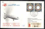 VER889 - KOREAN AIR LINES , Volo Zurich  Seoul Del 6/4/977 - Premiers Vols